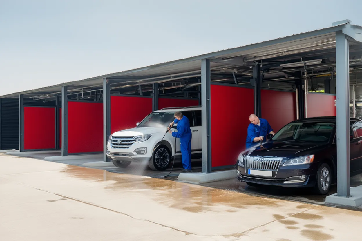 Строительство автомойки на 6 постов 12х30 м фото